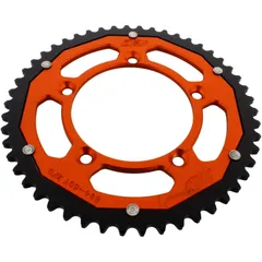 Kettenrad Dual 50Z Teilung 420 orange ZF Innendurchmesser 098 Lochkreis 115 passend für: KTM SX