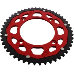 Kettenrad Dual 50Z Teilung 420 rot ZF Innendurchmesser 100 Lochkreis 120 passend für: Beta RR, REV