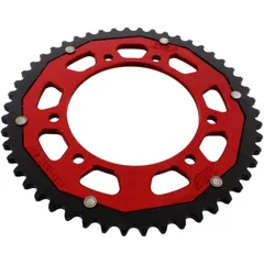 Kettenrad Dual 50Z Teilung 420 rot ZF Innendurchmesser 105 Lochkreis 125 passend für: Derbi Senda