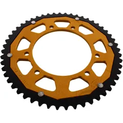 Kettenrad Dual 52Z Teilung 420 gold ZF Innendurchmesser 105 Lochkreis 125 passend für: Derbi Senda