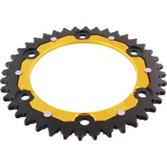 Rear sprocket dua 40 tooth pitch 520 gold ZFD130840GLD