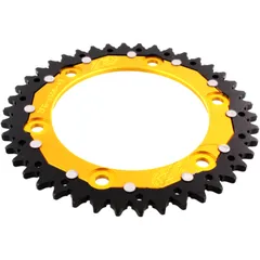 Kettenrad Dual 42Z Teilung 520 gold ZF Innendurchmesser 134 Lochkreis 160 passend für: Honda CBR, VTR