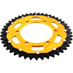 Kettenrad Dual 45Z Teilung 520 gold ZF Innendurchmesser 106 Lochkreis 125 passend für: Triumph Bonneville, Daytona, Street Scrambler