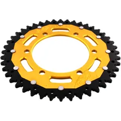 Kettenrad Dual 44Z Teilung 520 gold ZF Innendurchmesser 110 Lochkreis 130 passend für: Kawasaki Ninja, GPZ, Z