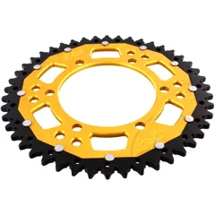 Kettenrad Dual 46Z Teilung 520 gold ZF Innendurchmesser 110 Lochkreis 130 passend für: Kawasaki Ninja, GPZ, Z