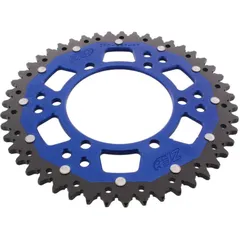 Kettenblatt Kettenrad Dual 47Z Teilung 520 blau