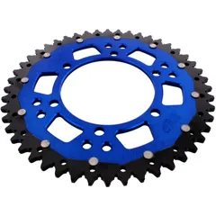 Kettenrad Dual 48Z Teilung 520 blau ZF Innendurchmesser 110 Lochkreis 130 passend für: Kawasaki Ninja, GPZ, Z