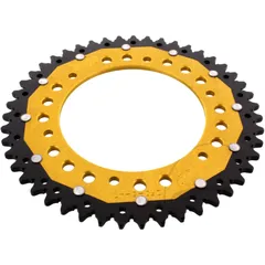 Kettenrad Dual 47Z Teilung 520 gold ZF Innendurchmesser 136 Lochkreis 160 passend für: BMW F 650, G