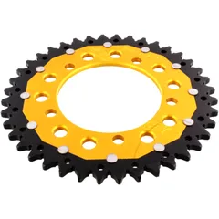 Kettenrad Dual 40Z Teilung 520 gold ZF Innendurchmesser 100 Lochkreis 120 passend für: Aprilia RS, RSV, Tuono