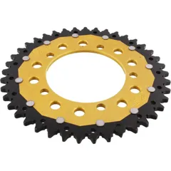 Rear sprocket dua 41 tooth pitch 520 gold