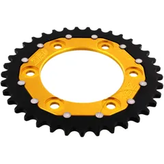 Kettenrad Dual 37Z Teilung 520 gold ZF Innendurchmesser 100 Lochkreis 124 passend für: Ducati Monster, Supersport, S