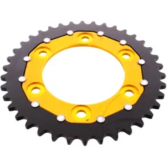 Kettenrad Dual 38Z Teilung 520 gold ZF Innendurchmesser 100 Lochkreis 124 passend für: Ducati Monster, Supersport, S