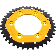 Kettenrad Dual 39Z Teilung 520 gold ZF Innendurchmesser 100 Lochkreis 124 passend für: Ducati Monster, Supersport, S