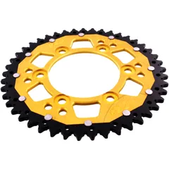 Kettenrad Dual 45Z Teilung 520 gold ZF Innendurchmesser 100 Lochkreis 124 passend für: Ducati Monster, Supersport, S