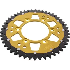 Rear sprocket dual 48 tooth pitch 520 gold ZFD73548GLD
