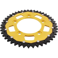 Rear sprocket dua 45 tooth pitch 520 gold ZFD74645GLD