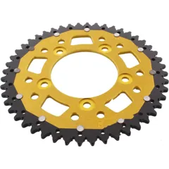 Rear sprocket dual 48 tooth pitch 520 gold ZFD74648GLD