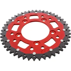 Rear sprocket dual 48 tooth pitch 520 red