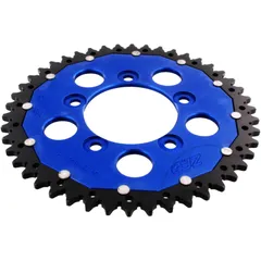 ZF Dual Kettenrad 46Z 520, blau, Innendurchmesser 87 mm, Lochkreis 110