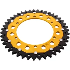 Rear sprocket dual 43 tooth pitch 520 gold ZFD84643GLD
