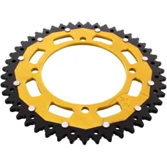 Kettenrad Dual 47Z Teilung 520 gold ZF Innendurchmesser 125 Lochkreis 145 passend für: MZ/MUZ Baghira