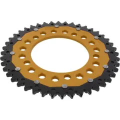 Rear sprocket dual 44 tooth pitch 525 gold ZFD130444GLD
