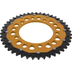 Rear sprocket dual 45 tooth pitch 525 gold ZFD130445GLD
