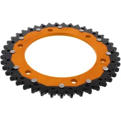 Rear sprocket dual 43 tooth pitch 525 gold ZFD130743GLD