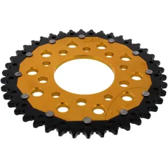 Kettenrad Dual 42Z Teilung 525 gold ZF Innendurchmesser 080 Lochkreis 110 passend für: Honda CB, VT, XRV