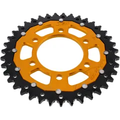 Kettenrad Dual 39Z Teilung 525 gold ZF Innendurchmesser 080 Lochkreis 104 passend für: Kawasaki Z, ZX - 10R, KLZ