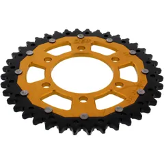 Kettenrad Dual 40Z Teilung 525 gold ZF Innendurchmesser 080 Lochkreis 104 passend für: Kawasaki Z, ZX - 10R, KLZ
