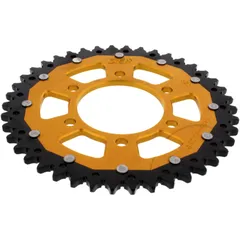 Kettenrad Dual 42Z Teilung 525 gold ZF Innendurchmesser 080 Lochkreis 104 passend für: Kawasaki Z, ZX - 10R, KLZ