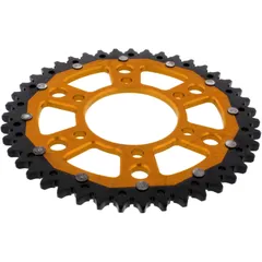 Kettenrad Dual 43Z Teilung 525 gold ZF Innendurchmesser 080 Lochkreis 104 passend für: Kawasaki Z, ZX - 10R, KLZ