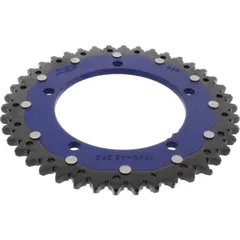 Rear sprocket dual 42 tooth pitch 525 blue