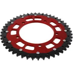Kettenrad Dual 48Z Teilung 525 rot ZF Innendurchmesser 120 Lochkreis 140 passend für: Triumph Bonneville, Thruxton, Scrambler
