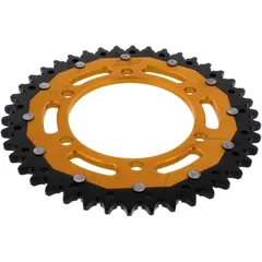 Kettenrad Dual 42Z Teilung 525 gold ZF Innendurchmesser 106 Lochkreis 125 passend für: Triumph Tiger, Street Triple, Bonneville