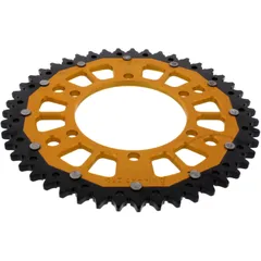 Kettenrad Dual 47Z Teilung 525 gold ZF Innendurchmesser 106 Lochkreis 125 passend für: Triumph Tiger, Street Triple, Bonneville
