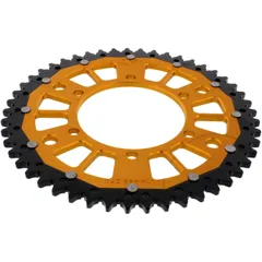 Kettenrad Dual 49Z Teilung 525 gold ZF Innendurchmesser 106 Lochkreis 125 passend für: Triumph Tiger, Street Triple, Bonneville