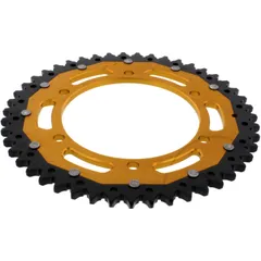 Kettenrad Dual 47Z Teilung 525 gold ZF Innendurchmesser 130 Lochkreis 150 passend für: Honda XL