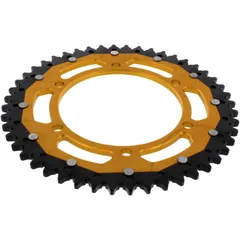 Kettenrad Dual 48Z Teilung 525 gold ZF Innendurchmesser 130 Lochkreis 150 passend für: Honda XL