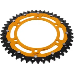 Kettenrad Dual 46Z Teilung 520 gold ZF Innendurchmesser 130 Lochkreis 150 passend für: Honda NX