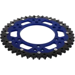 ZF Dual Kettenrad 45 Zähne 525 Teilung blau für Motorräder