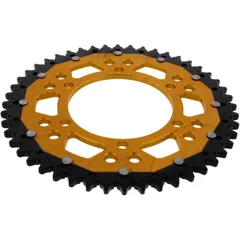 Dual Rear Sprocket 48 Tooth Pitch 525 Gold