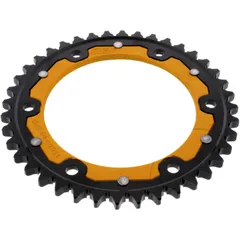 Kettenrad Dual 40Z Teilung 530 gold ZF Innendurchmesser 134 Lochkreis 160 passend für: Honda CBR, VTR
