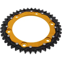 Kettenrad Dual 42Z Teilung 530 gold ZF Innendurchmesser 134 Lochkreis 160 passend für: Honda CBR, VTR