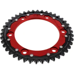 Kettenrad Dual 42Z Teilung 530 rot ZF Innendurchmesser 134 Lochkreis 160 passend für: Honda CBR, VTR