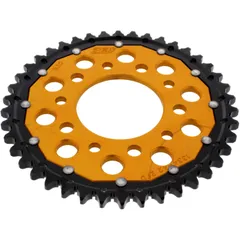 Kettenrad Dual 42Z Teilung 530 gold ZF Innendurchmesser 080 Lochkreis 110 passend für: Honda CBX, CBR, VF