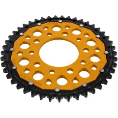 Rear sprocket dual 45 tooth pitch 530 gold ZFD133445GLD