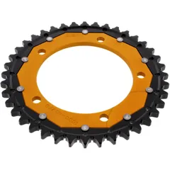 Kettenrad Dual 40Z Teilung 530 gold ZF Innendurchmesser 120 Lochkreis 140 passend für: Triumph Tiger, Sprint, Daytona