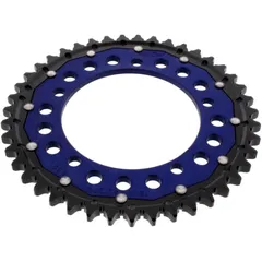 Kettenrad Dual 43Z Teilung 530 blau ZF Innendurchmesser 120 Lochkreis 140 passend für: Triumph Tiger, Sprint, Daytona